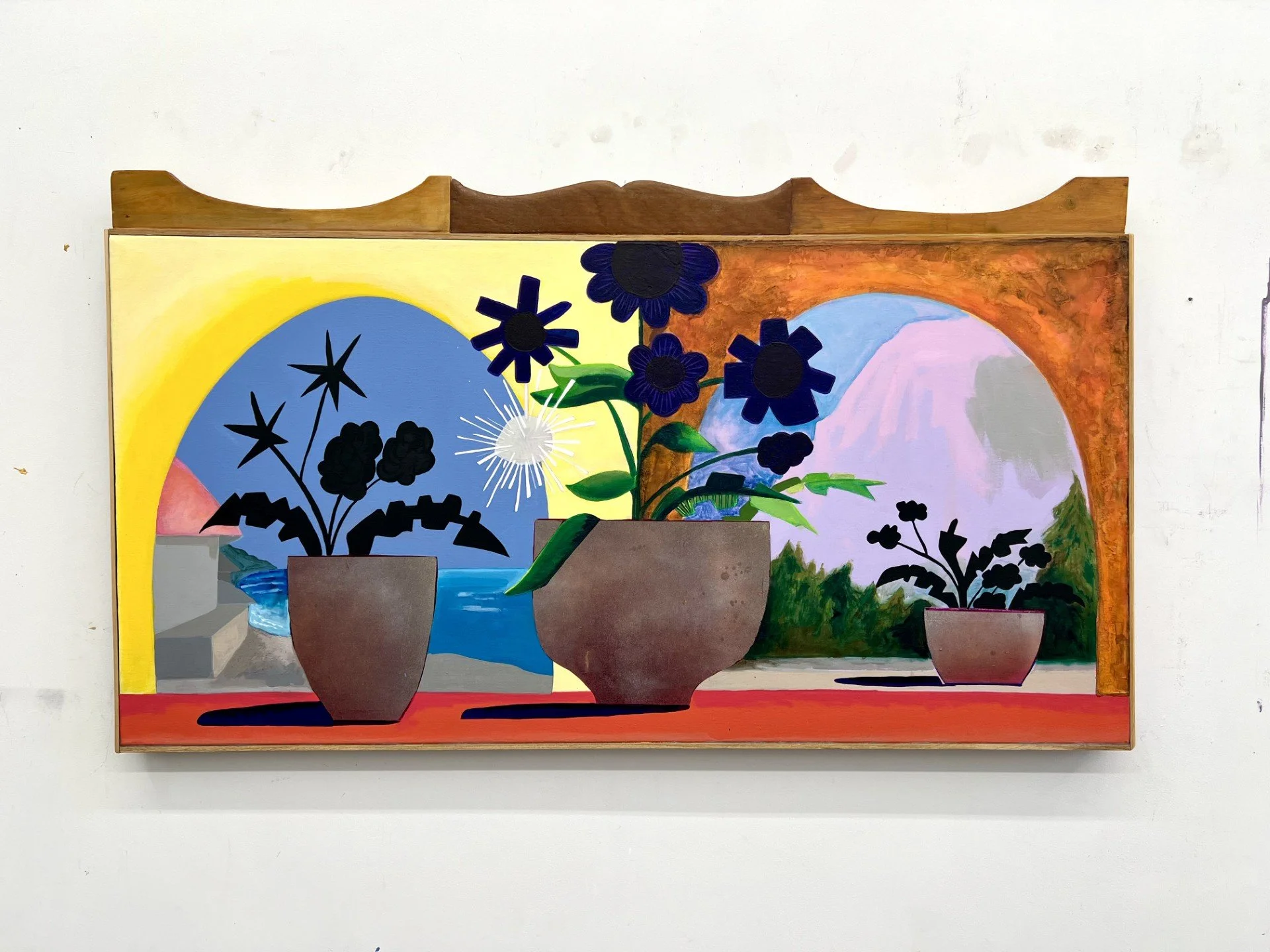 Split Landscape: Port Wenn/ Mount Hood