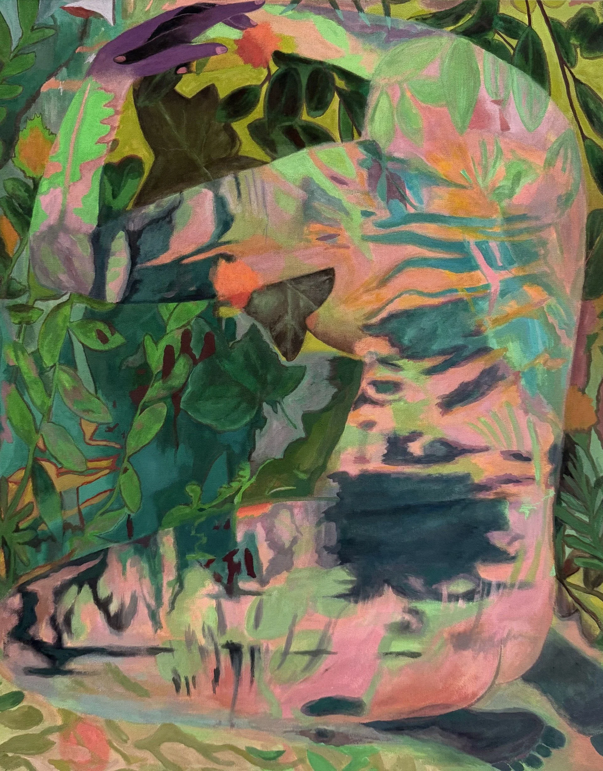   Emily Wise   flashe and acrylic on canvas  30 × 24 inches  $1,800 