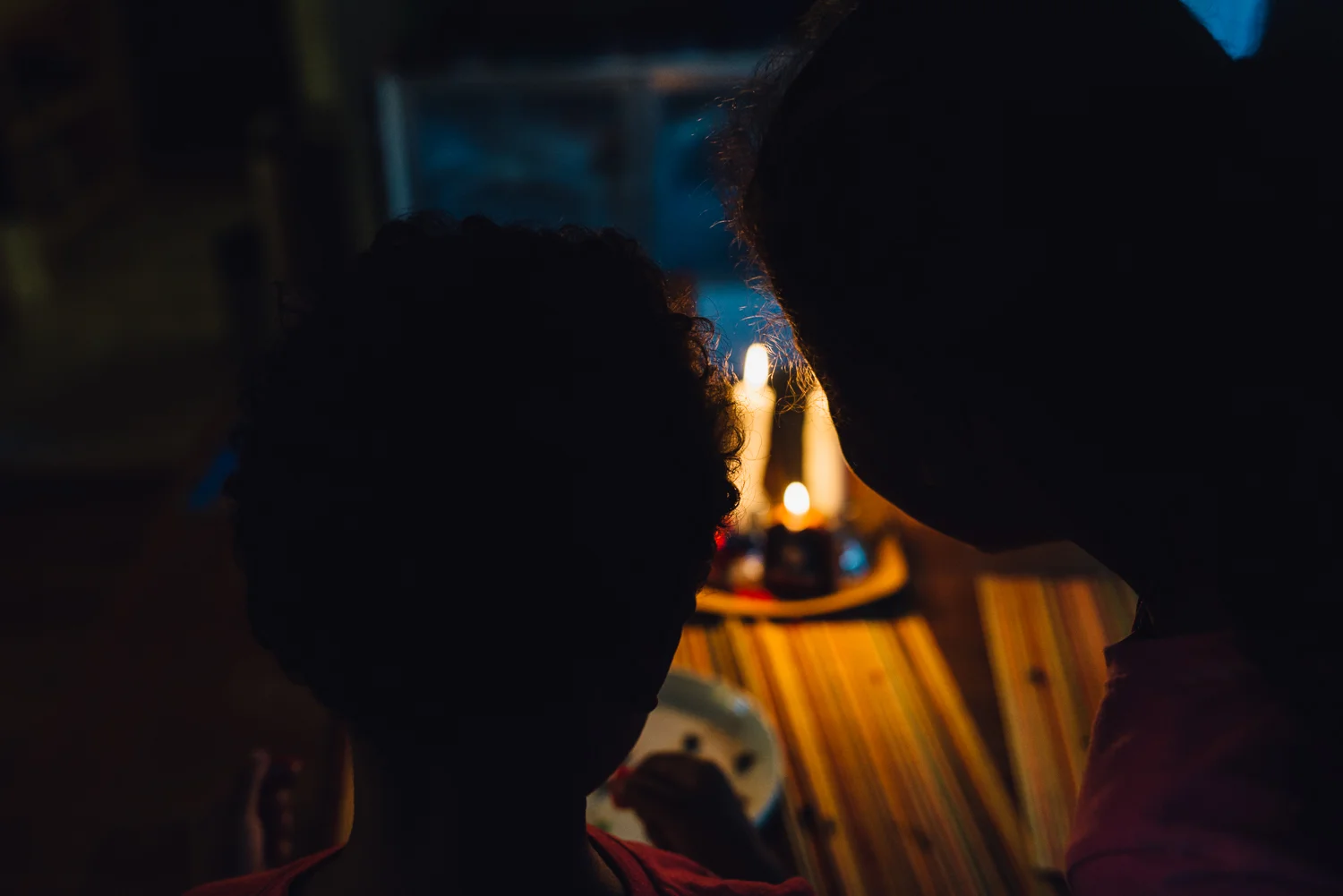 Dinner by candlelight 