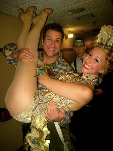 Producer Babe with Joey Fatone (The Producers-Pittsburgh CLO)