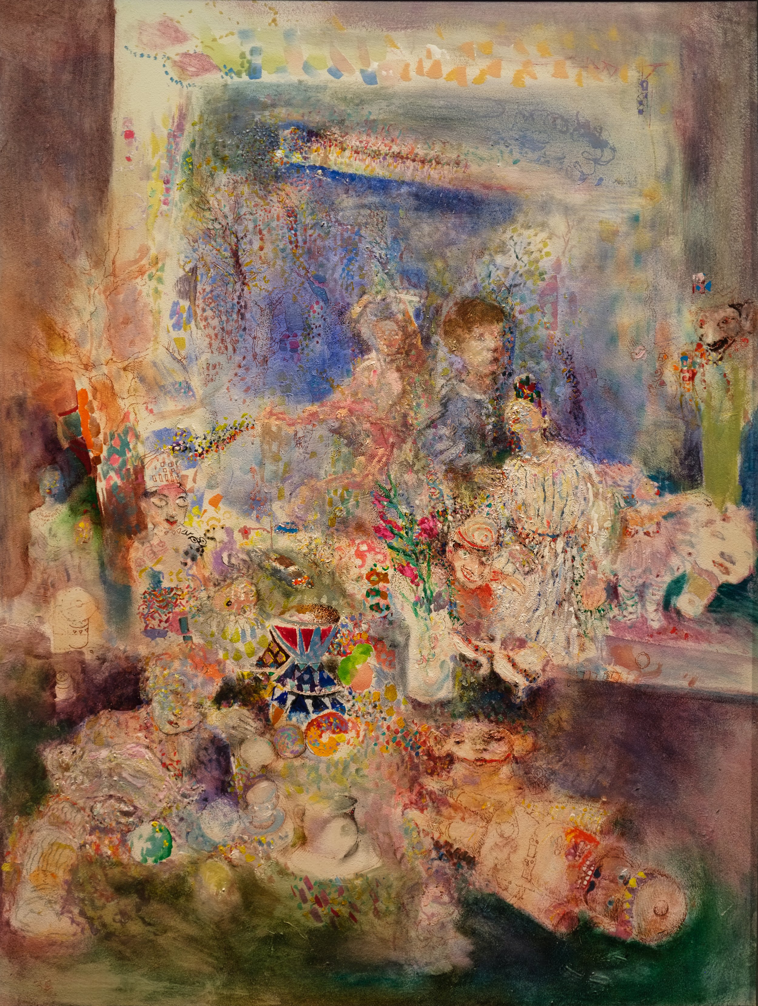 The Nursery
 
   Tempera and oil on panel  2026 