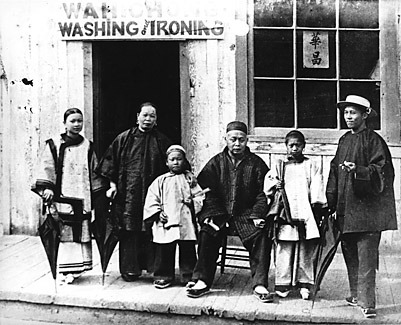 The Wah Chong Laundry, Vancouver, 1884. Courtesy of City of Vancouver Archives and Civilization.ca