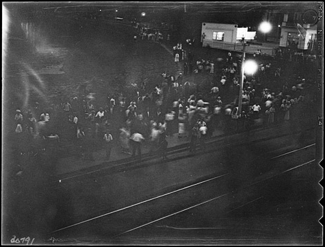 The only photo of the 1933 riot in Christie Pits