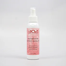Aromatherapy Mist - Comfort and Sensuality - Ylang ylang, valerian, jasmine, lavender, geranium, clary sage, chamomile, bergamot, coconut in a vehicle of organic green tea and polysorbate 80. 