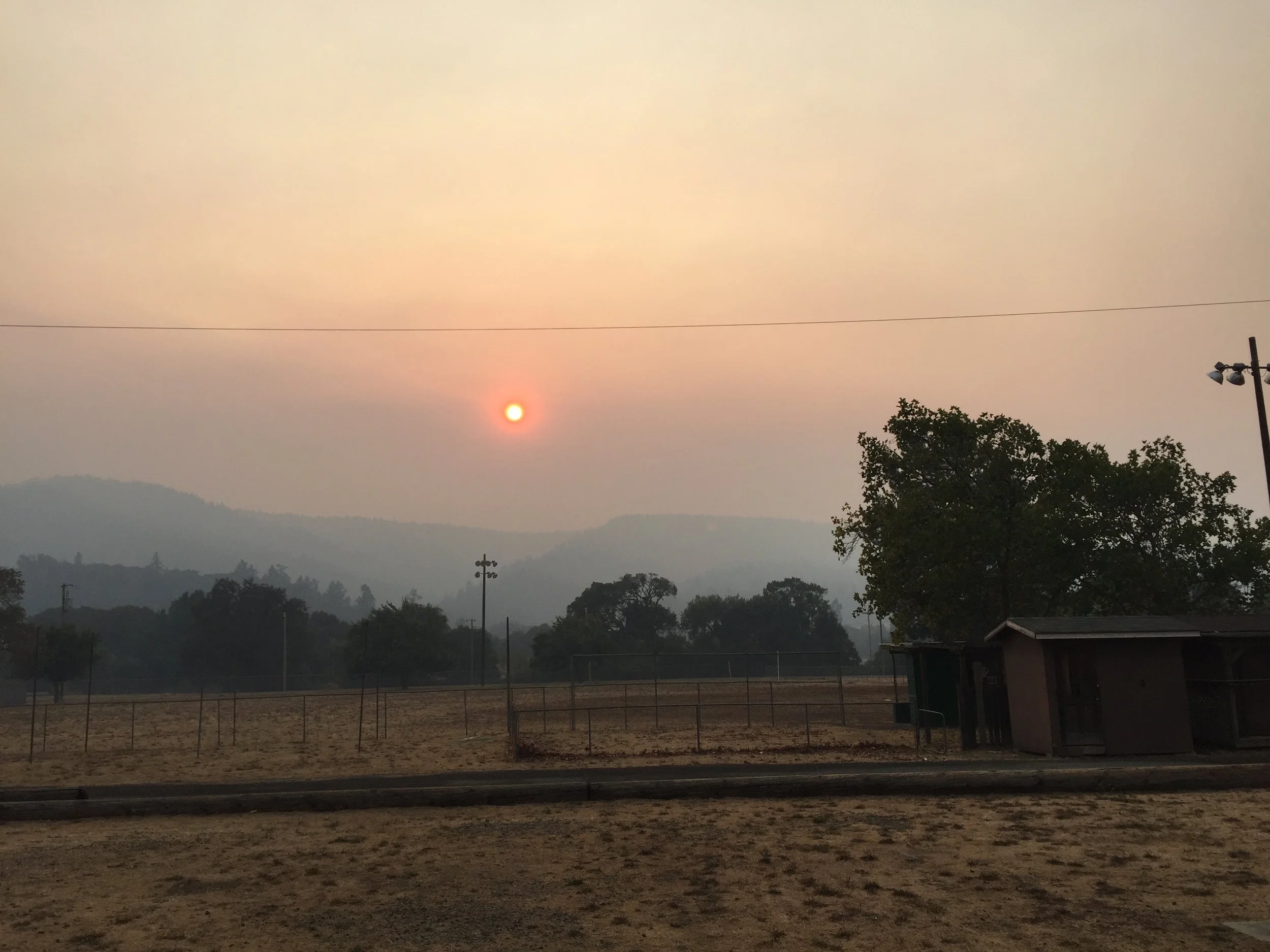 2. Fire Anderson Valley is tiny, so most of the contractors come from over the hill in Ukiah or Redwood Valley. In October a fire erupted in the early morning that threw Mendocino into chaos; shutting down the freeway for days and evacuating whole neighborhoods. We waited to push on, fingers crossed that things wouldn’t get worse for our new neighbors.