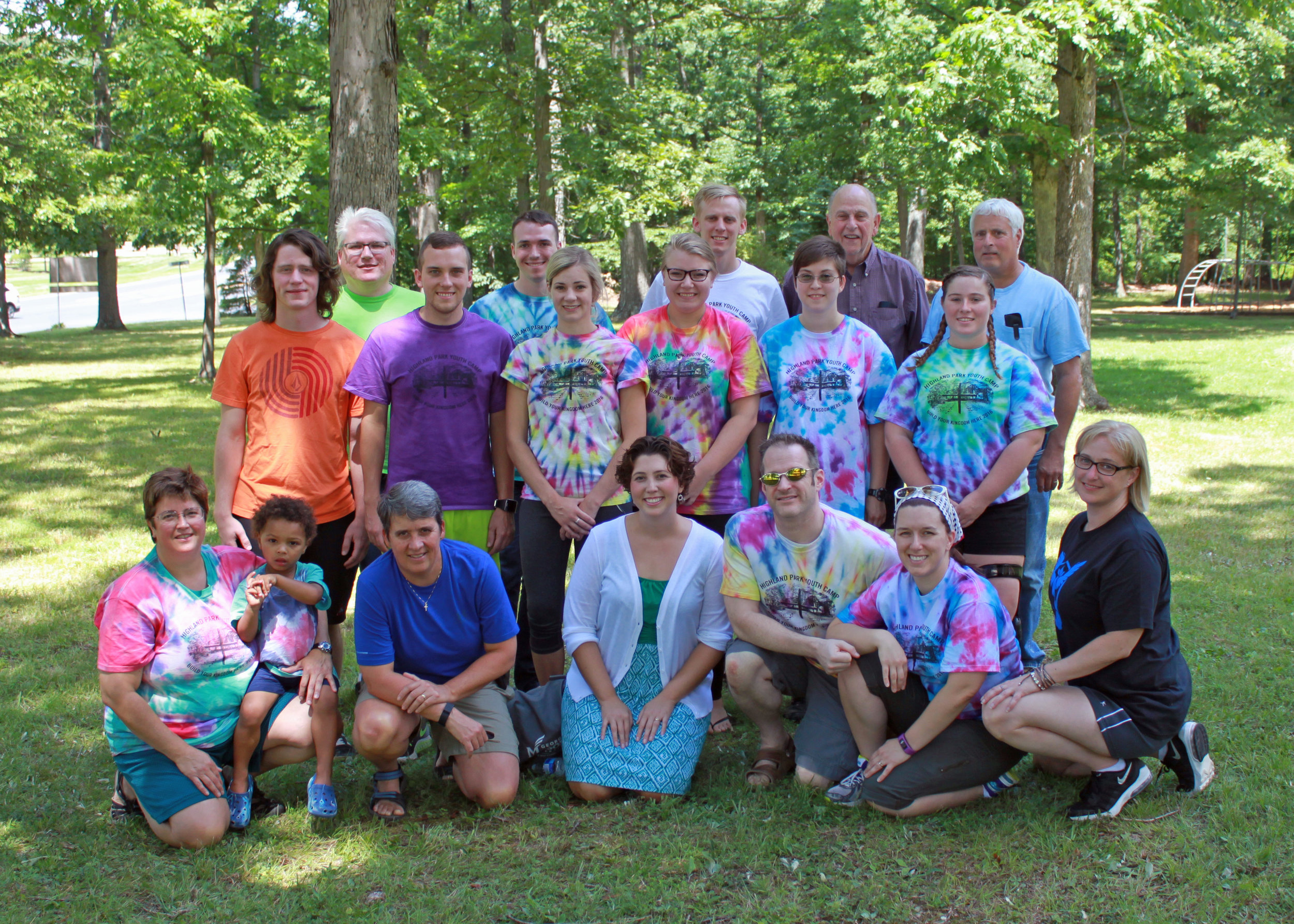 2016 Youth Camp Staff