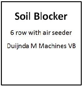 Soil Blocking Machine