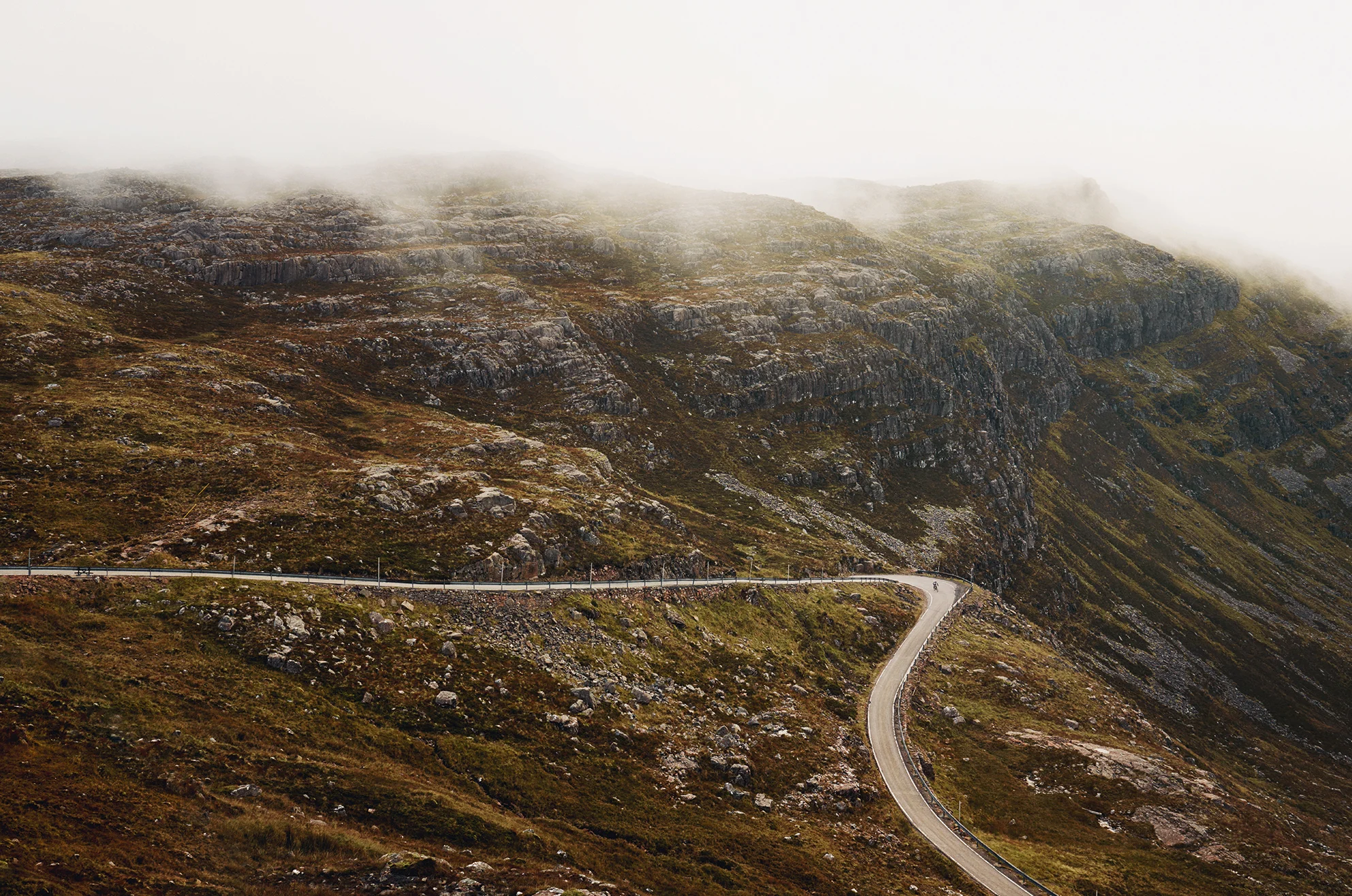 A project looking at the most dramatic roads to cycle in the north of Scotland.