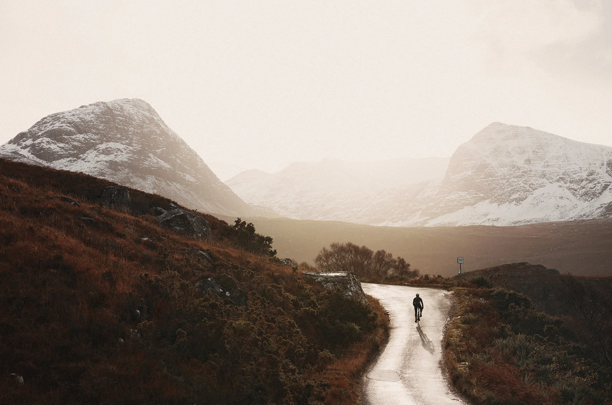 A project looking at the most dramatic roads to cycle in the north of Scotland.
