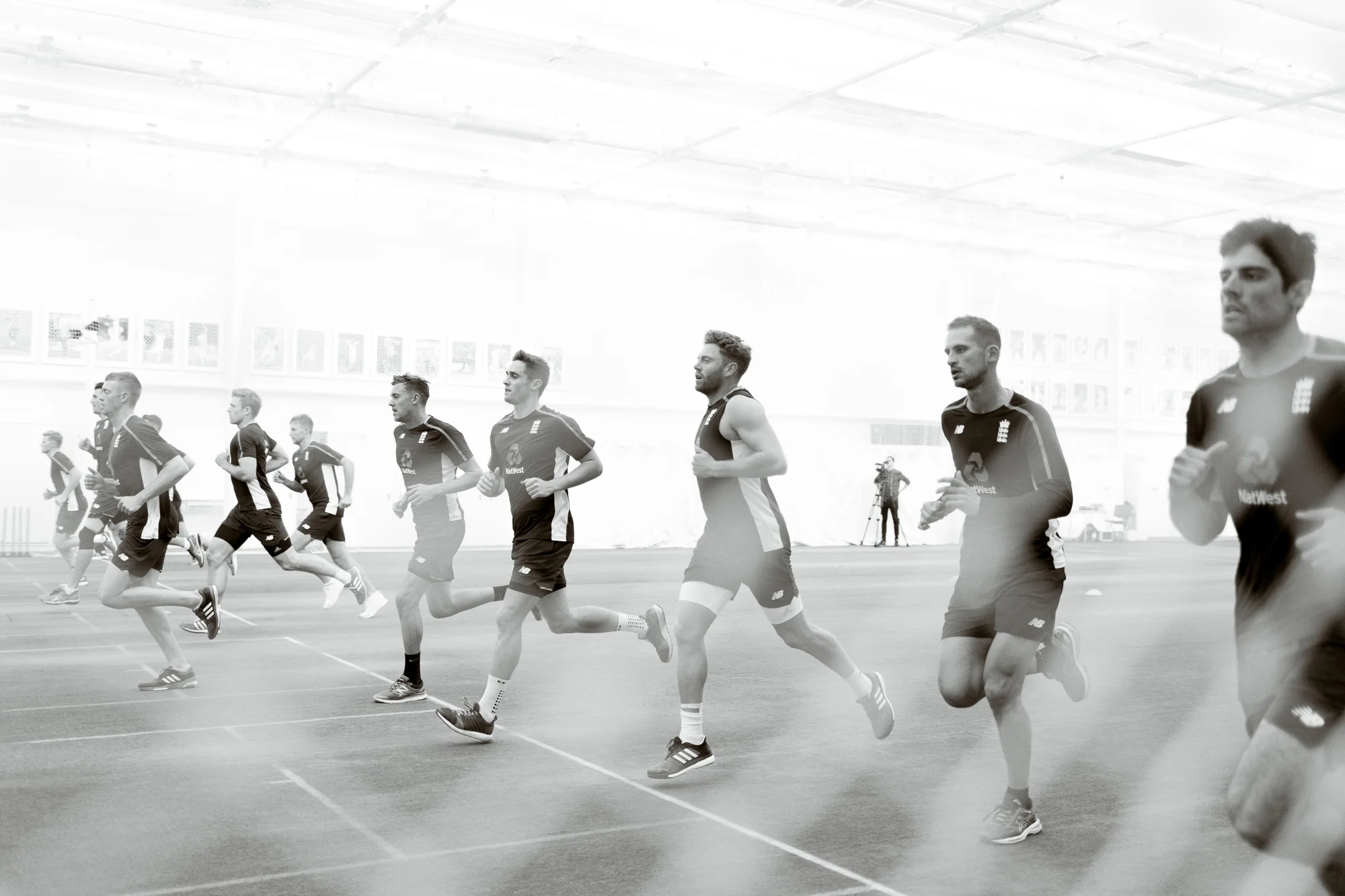 Each year the England Mens Cricket team have a fitness session - a yoyo test - to check their fitness. Its fairly brutal, and they get pushed all the way until they cannot go any more.