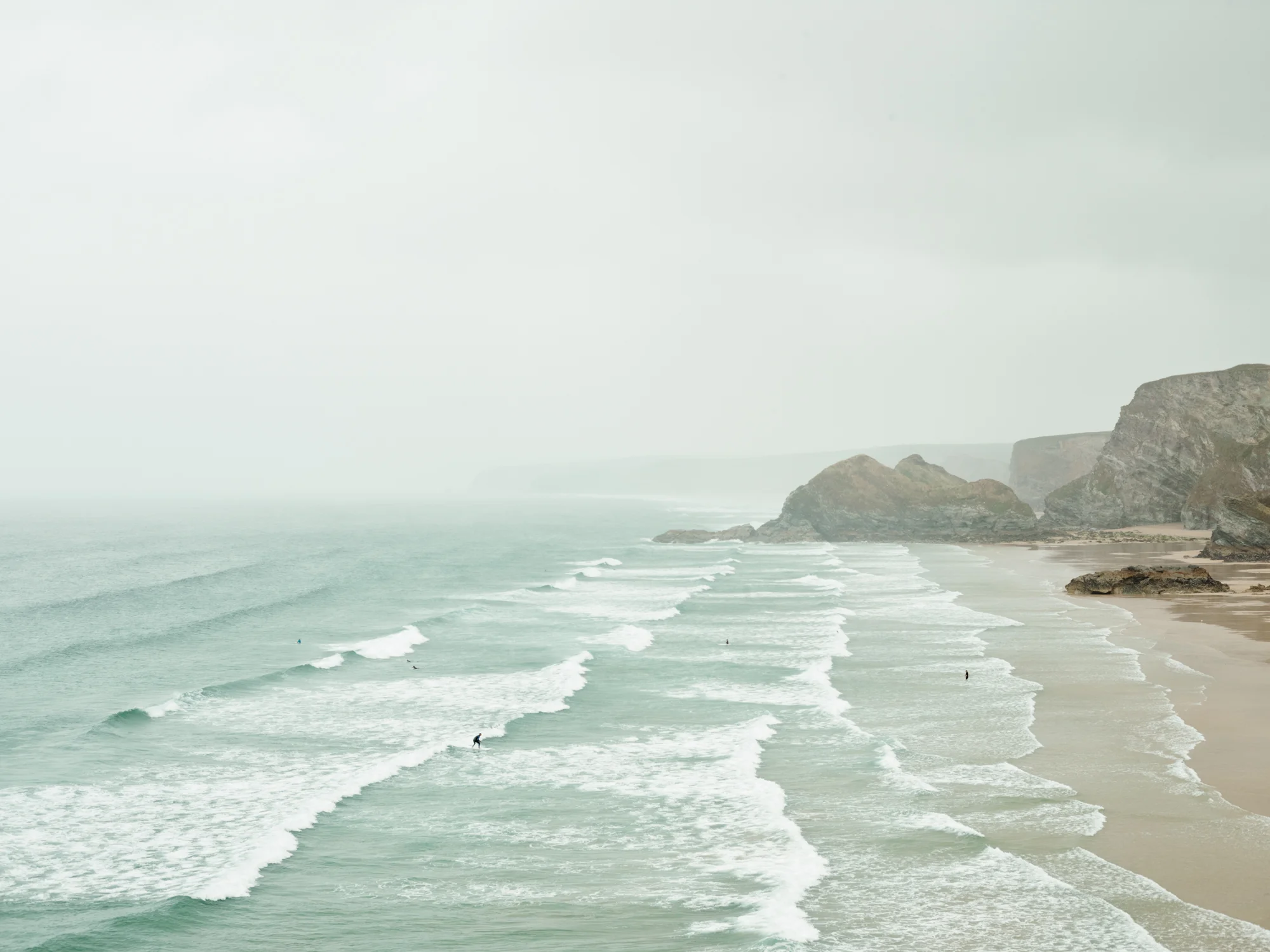 A personal project looking at the landscape of the best surfing spots in Britain.