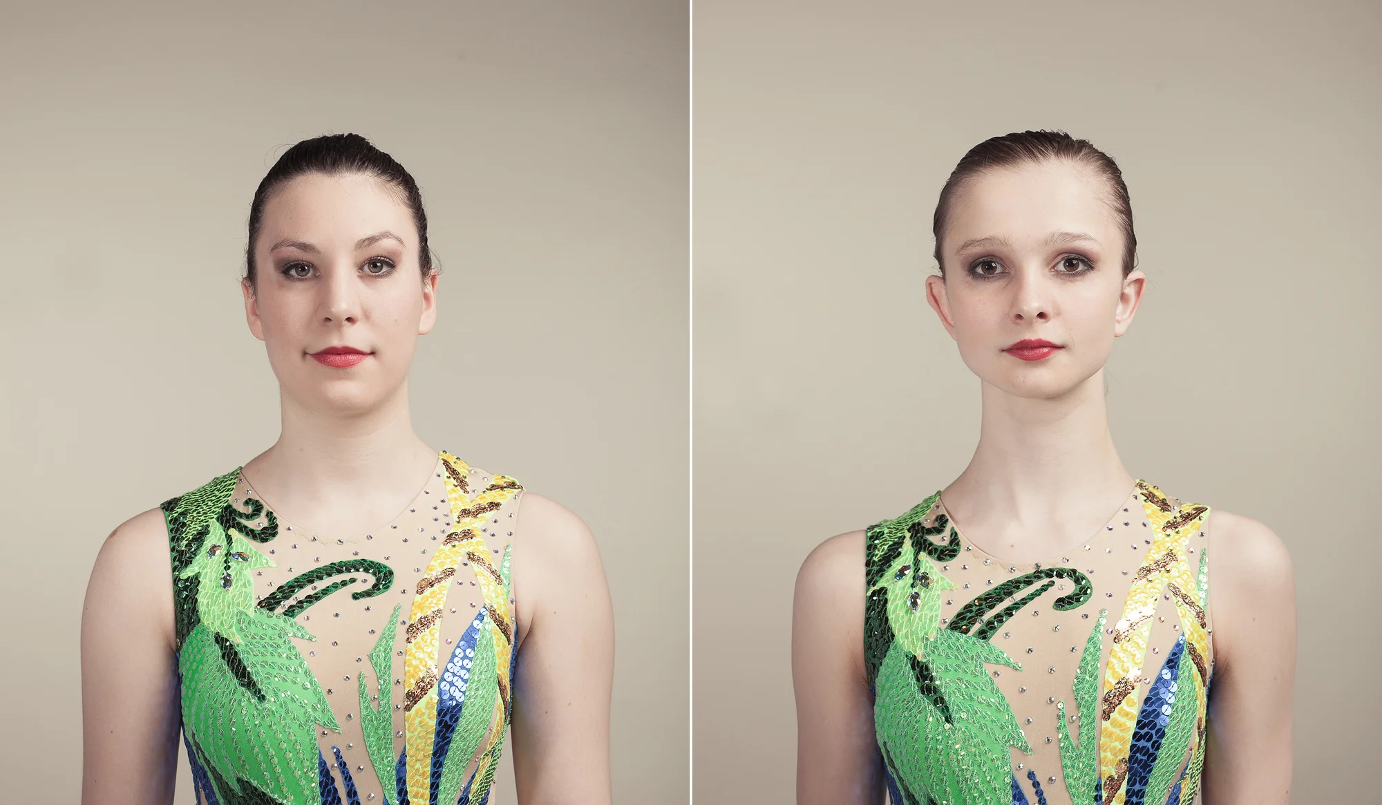 A portrait session with the GB Synchronized Swimming squads.