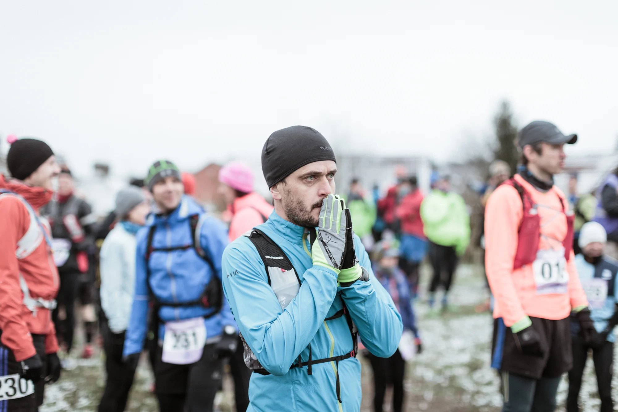 The Moyleman is an offroad marathon run over the South Downs around the town of Lewes. Without being difficult enough, this year a fresh dump of snow, a chilling northerly wind and temperatures just above freezing made it particularly challenging.