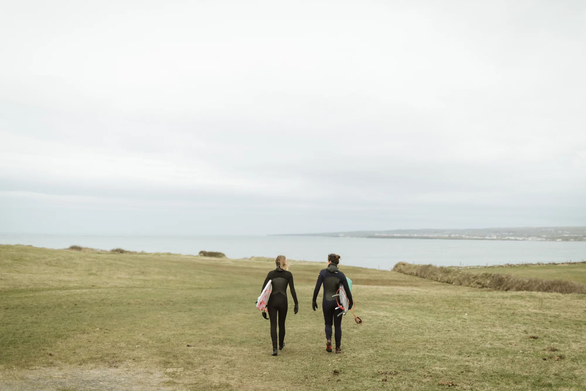 Cold water surfing on Ireland's West coast.