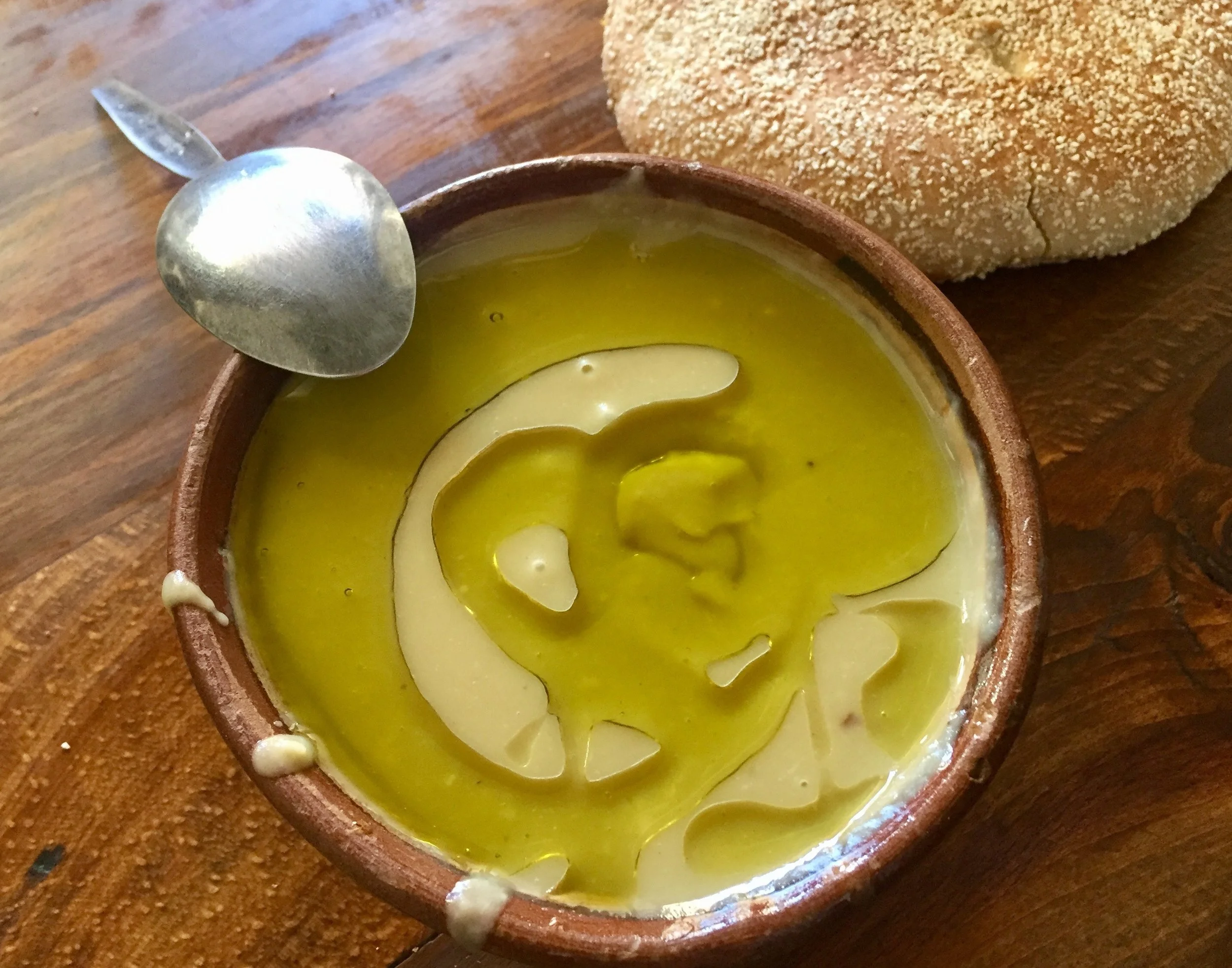 My first bowl of bissara made by a street vendor in fez.