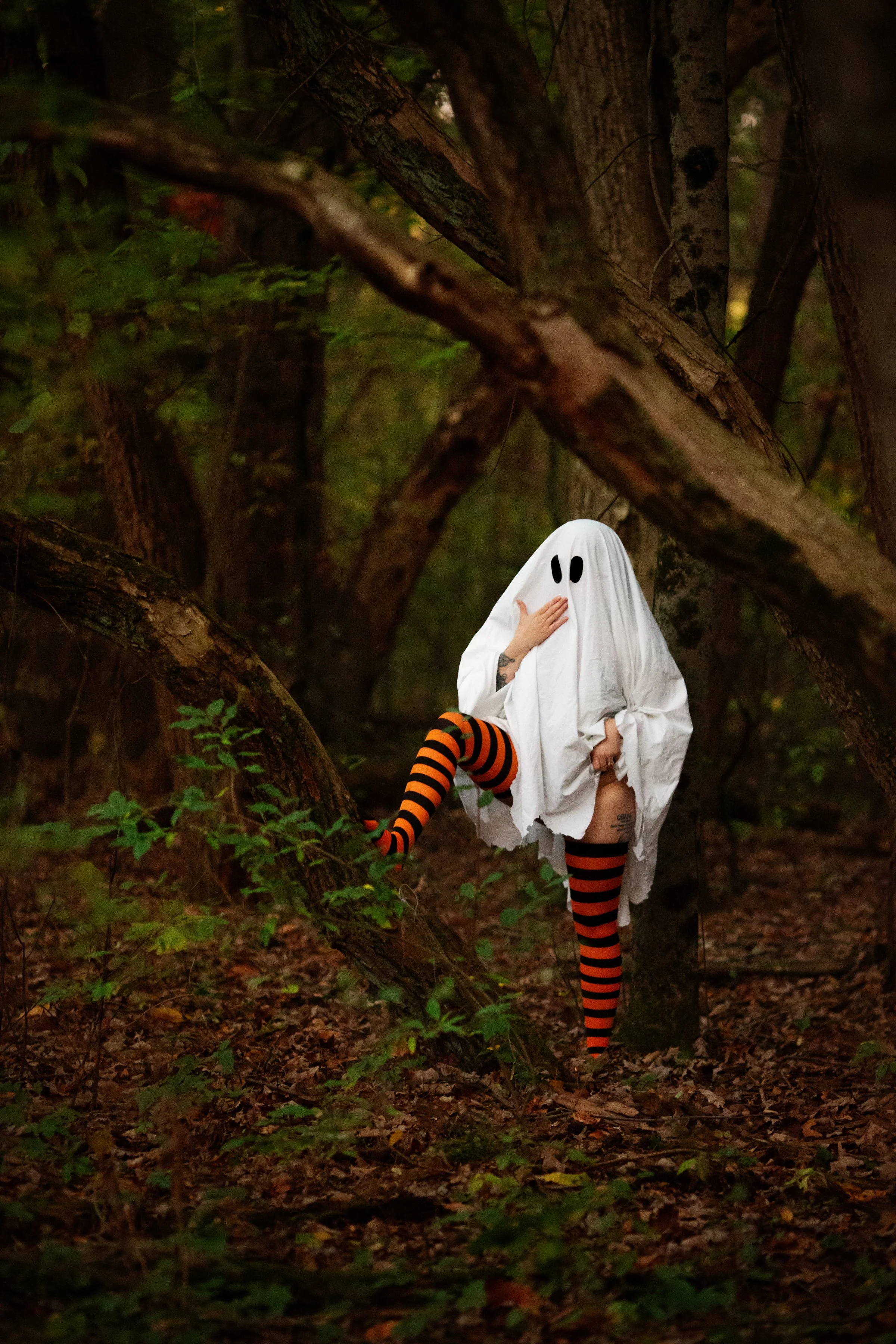 Boo! There's a Ghost in the woods...