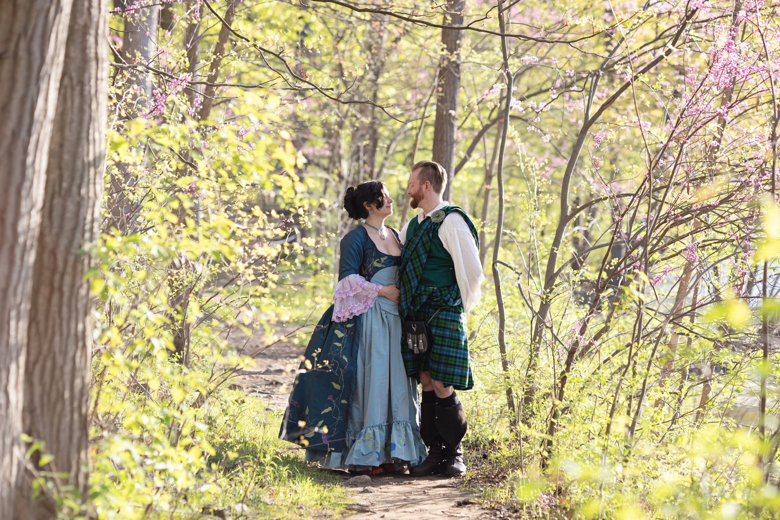 Lily & Scott at Nichols Arboretum | Wedding Romance Photo Session in Michigan