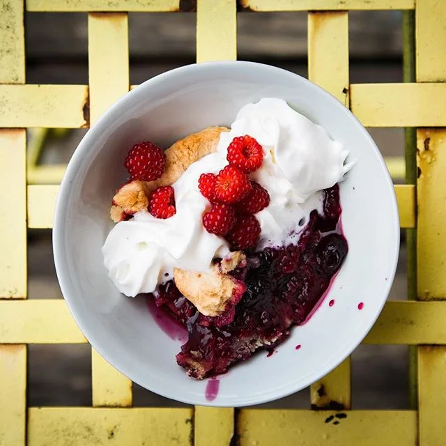 Fresh berries make that hot summer afternoon almost bearable...or should I say berriable?