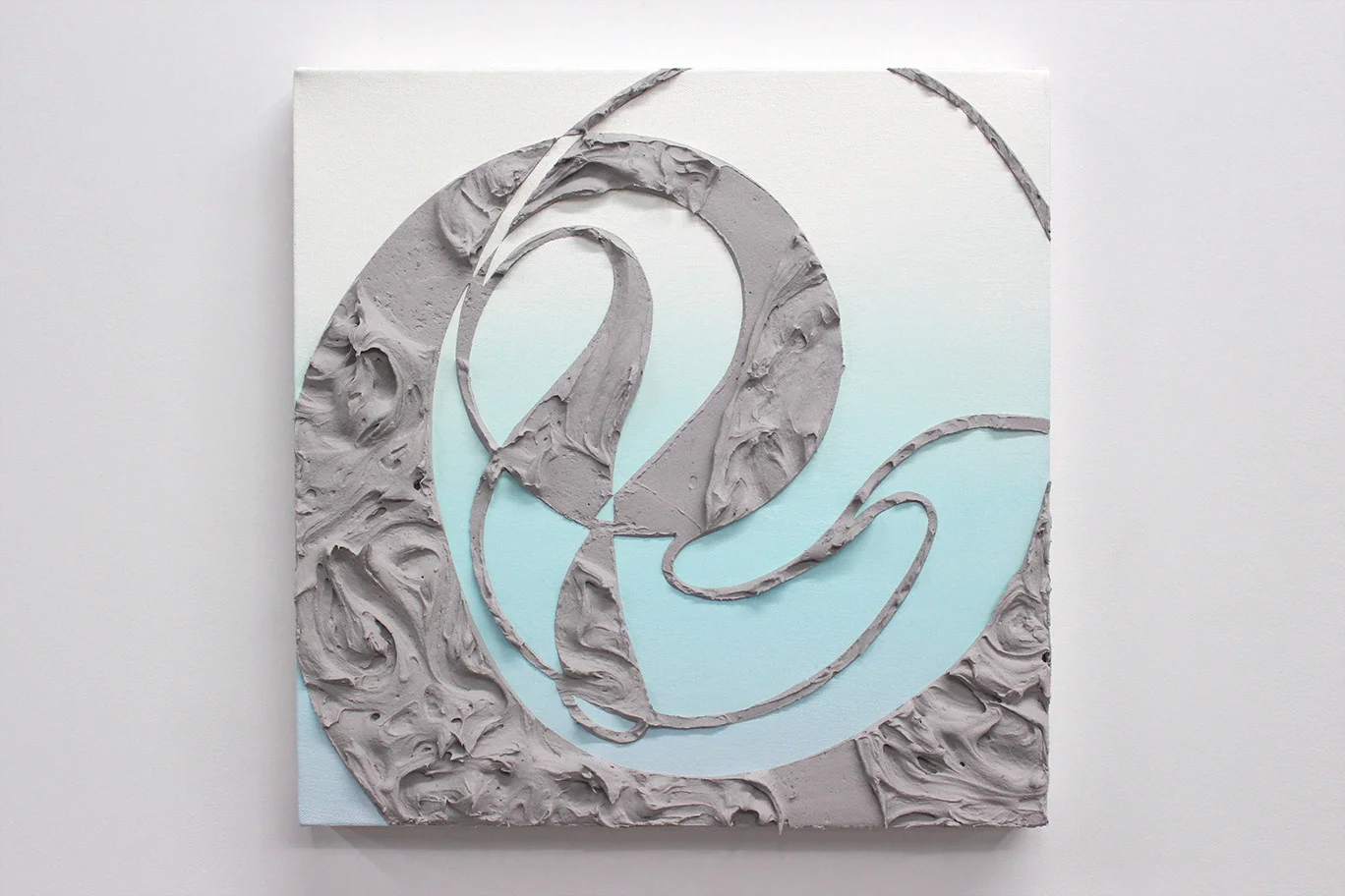   To Have and To Hold  Acrylic and oil on canvas 16" x 16" 2015 