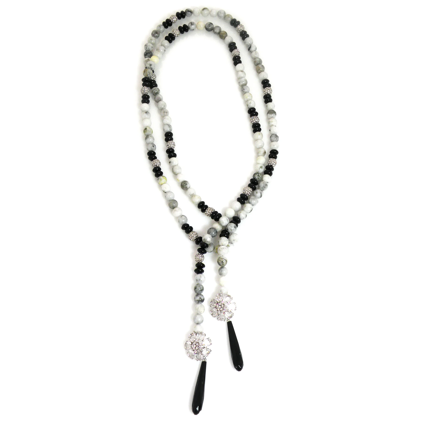 Grey Jasper and Onyx Eloise Necklace.jpg