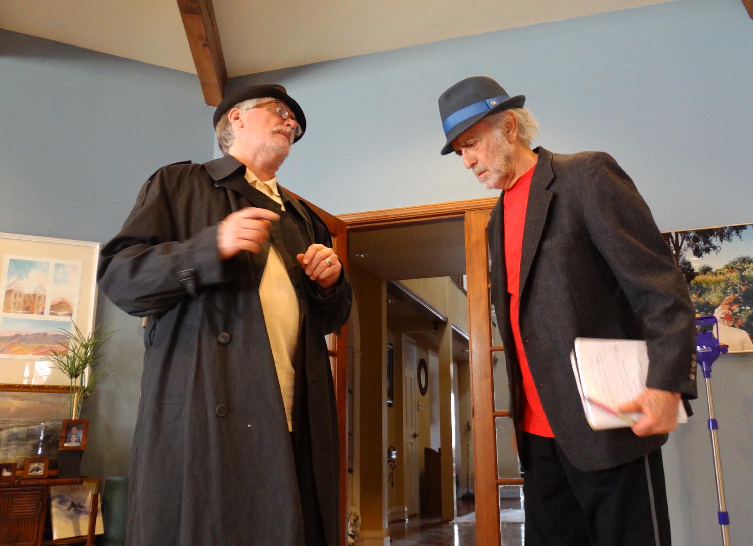 lef to right: David Edwards and Mark medoff