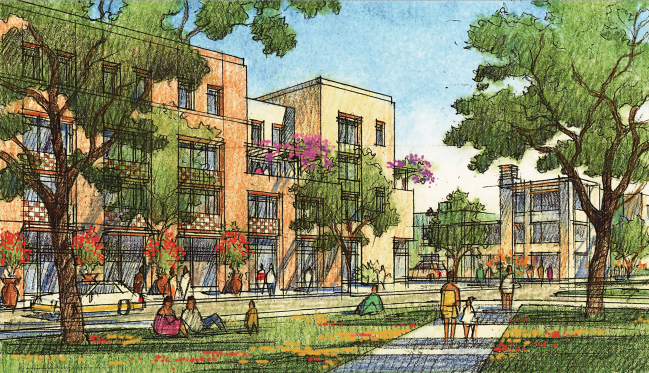 sketch of Northeast Smart Code project. Image: El Paso Times