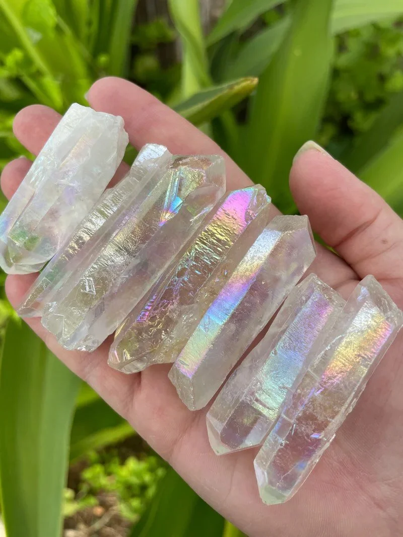 It&rsquo;s time to start or grow your collection of Crystal bracelets, rings, jade bangles, crystal carvings, points, and spheres by @whitemooncrystals.  See these beauties at the Hahaione Fun Fair on 4/18. ✨