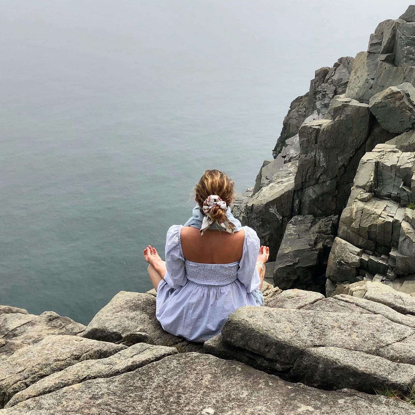 Maine is om-mazing&mdash;especially Downeast 🧘&zwj;♀️🕉💫

This is the magical place that inspired my surrealist @journal_des_reves story, in which I unexpectedly traverse the Silk Road while meditating atop a craggy sea cliff in Maine. Order your c