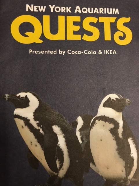 2017 Quest Booklet for World Oceans Day at the New York Aquarium