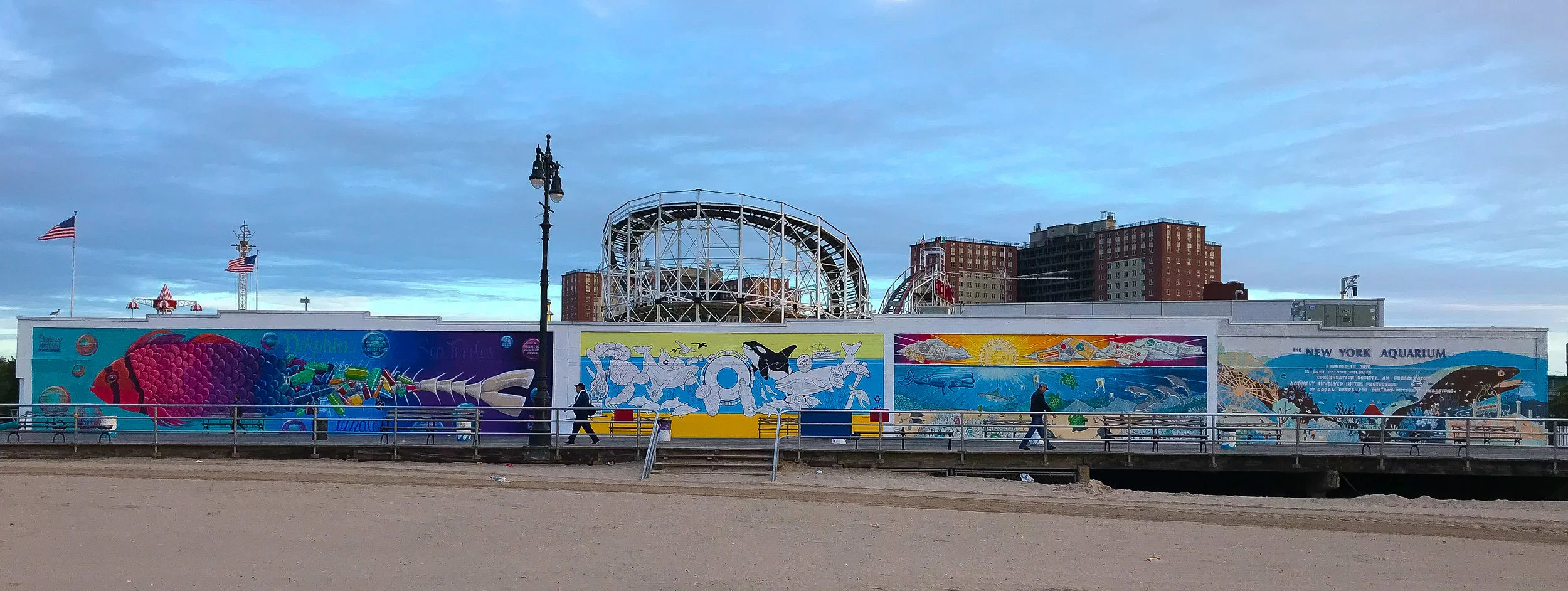 2017 New York Aquarium Mural, Photo Credit: Liz Summit, 2017