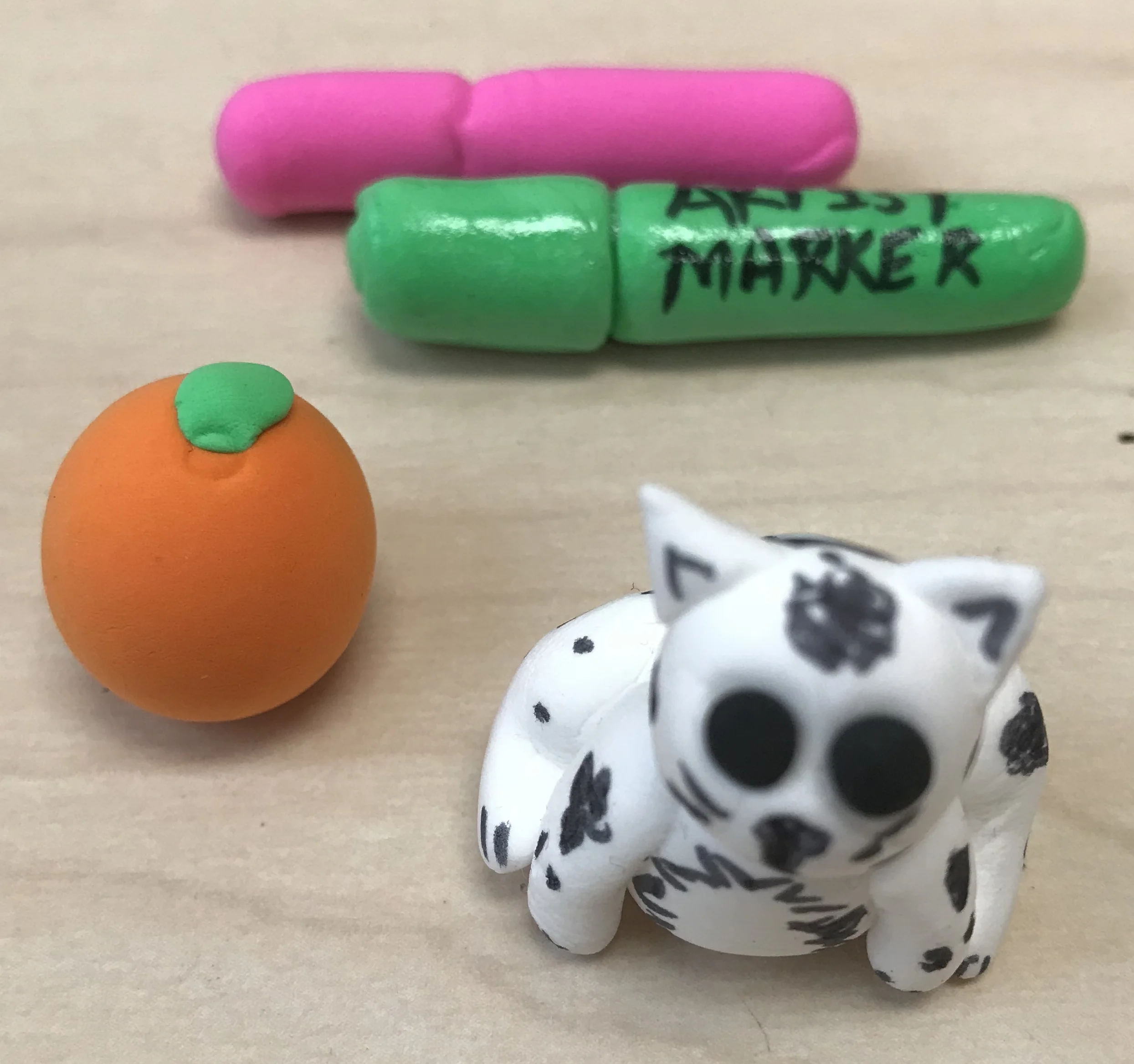 Clementine game pieces by Katelyn Photo credit: Liz Summit, 2018