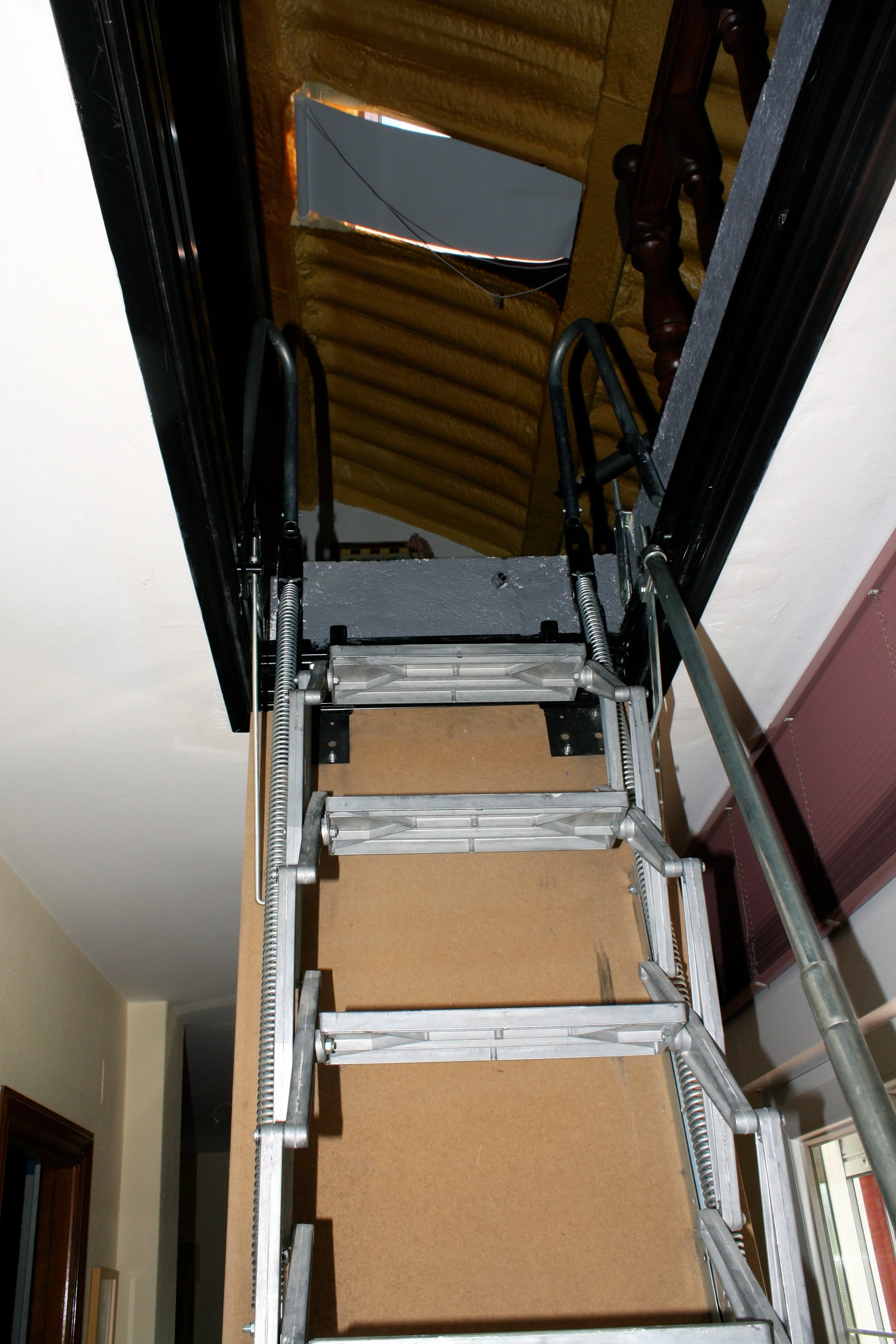 My creaky, scary ladder, I am really amazed I haven't killed myself falling down. 