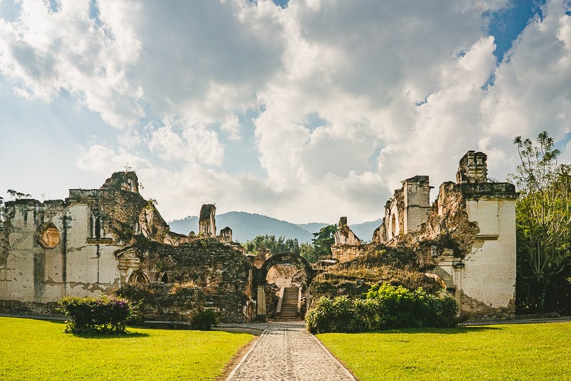 La Recollecion. Monastery Ruins from an earthquake in the 1700s. 