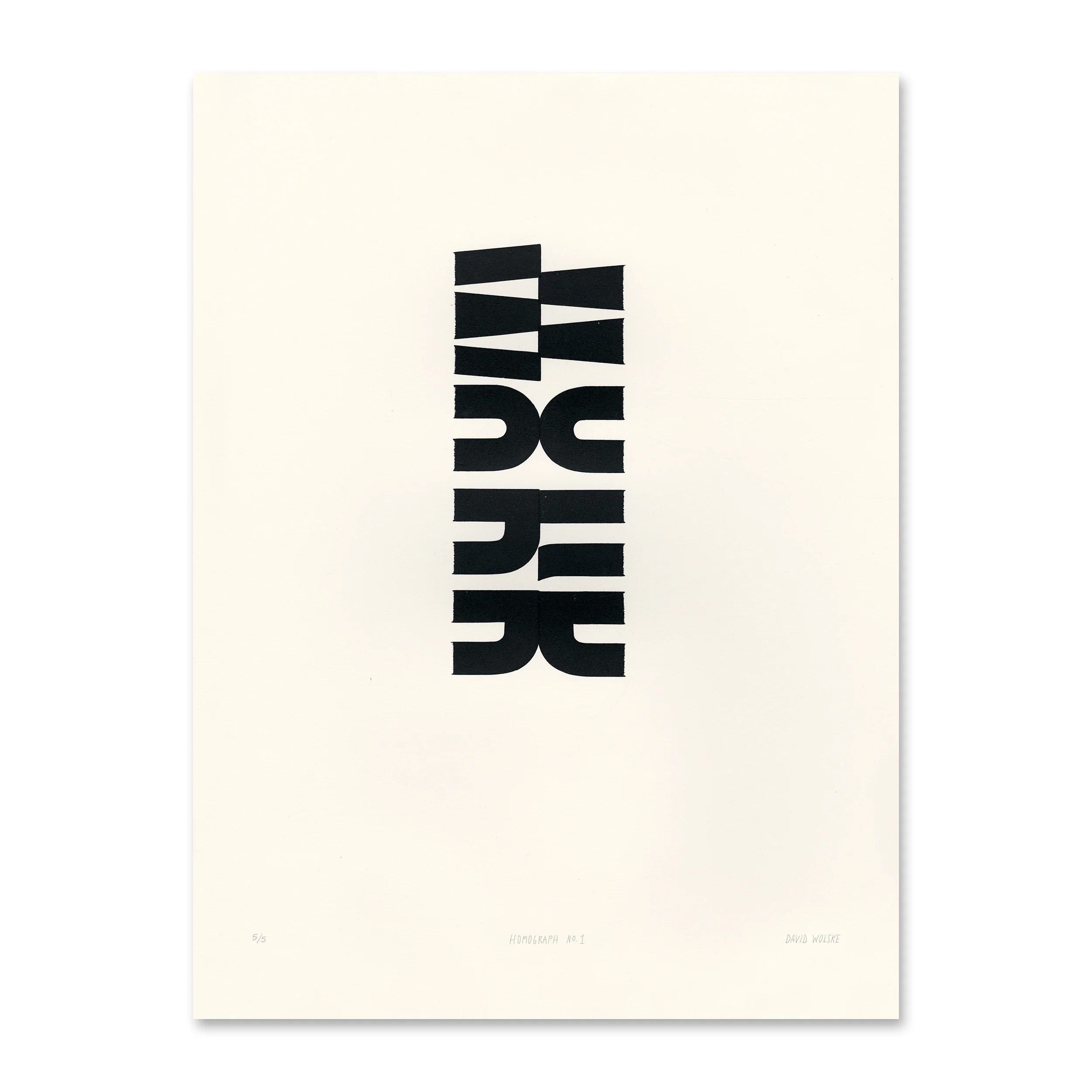 Homograph No. 1