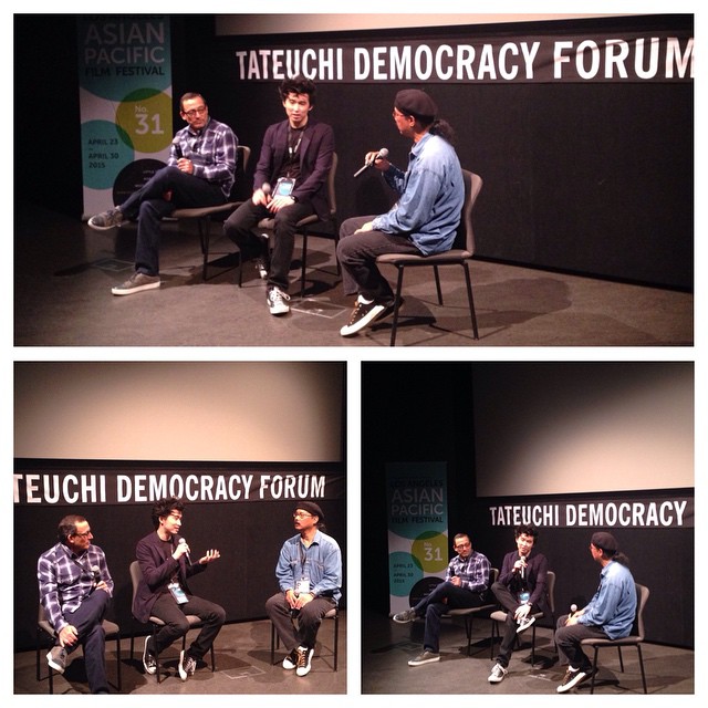 EAST OF MAIN STREET Q&A with director Jonathan Yi and HBO's Louis Tancredi moderated by Los Angeles Asian Pacific Film Festival Senior Programmer Abe Ferrer.