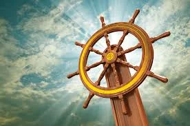 Steering wheel Ship stock photo.jpg