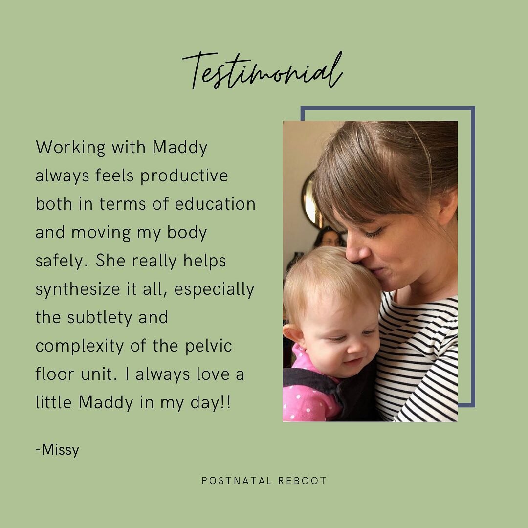 It&rsquo;s that time again! The Postnatal REboot 3 week series starts tomorrow and it&rsquo;s not too late to join in!  This Rehab based movement series is designed for parents to REboot their body before the &ldquo;6week apt&rdquo;. DM with question