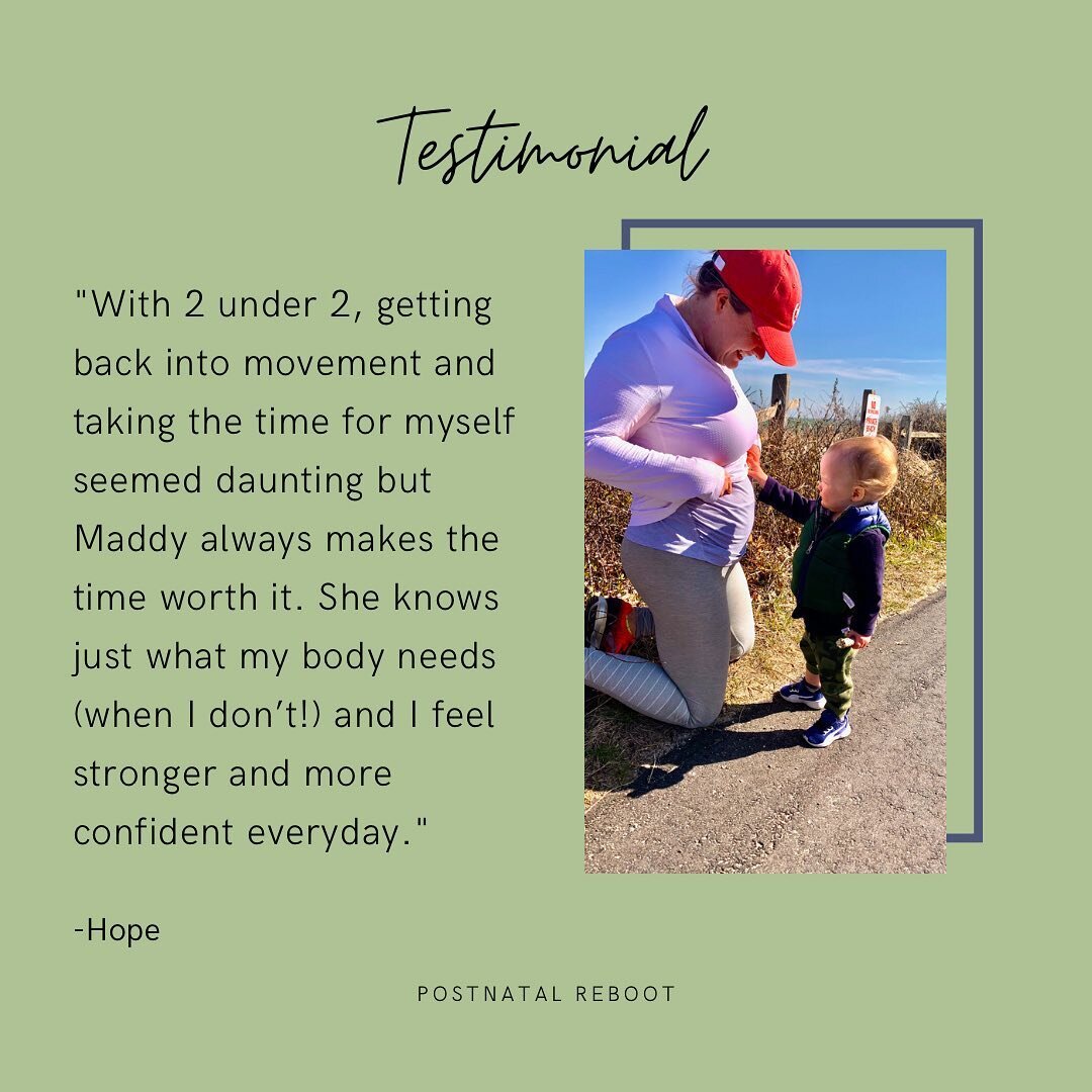 Hey Peeps!
Did you or someone you know recently have a baby?
Wanting to move your/their body in a productive way but dont know where to start?
Still in your first 6 weeks postpartum?
I GOT YOU!
Postnatal REboot Feb Series sign ups are open! 
Link in 
