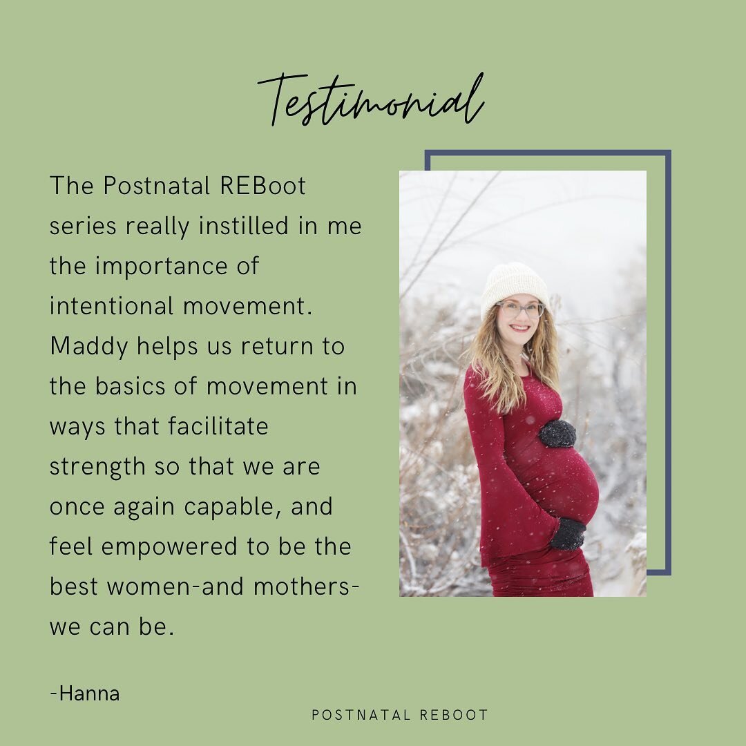Return to the basics this week!
REboot series starts Weds!
Sign up with link in bio. DM questions!
#thefitdoula #takebackpostpartum #postnatalreboot #postpartumbody #strongmom