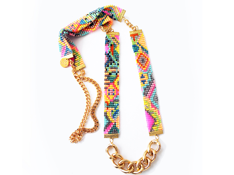 Copy of Copy of neon festival necklace boho jewellery