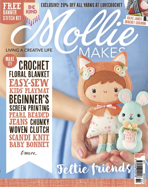 Shh by Sadie necklace tutorial in Mollie Makes magazine