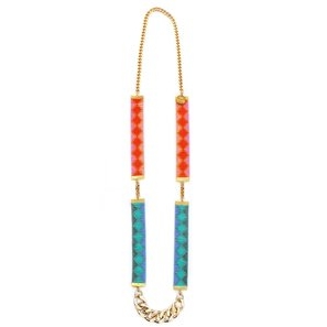 colourful layering necklace festival fashion jewellery