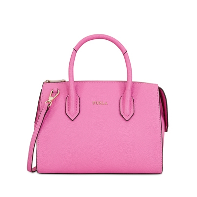 Pink Furla pink pin satchel bag