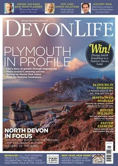 Shh by Sadie featured in Devon Life magazine, Jan 2019
