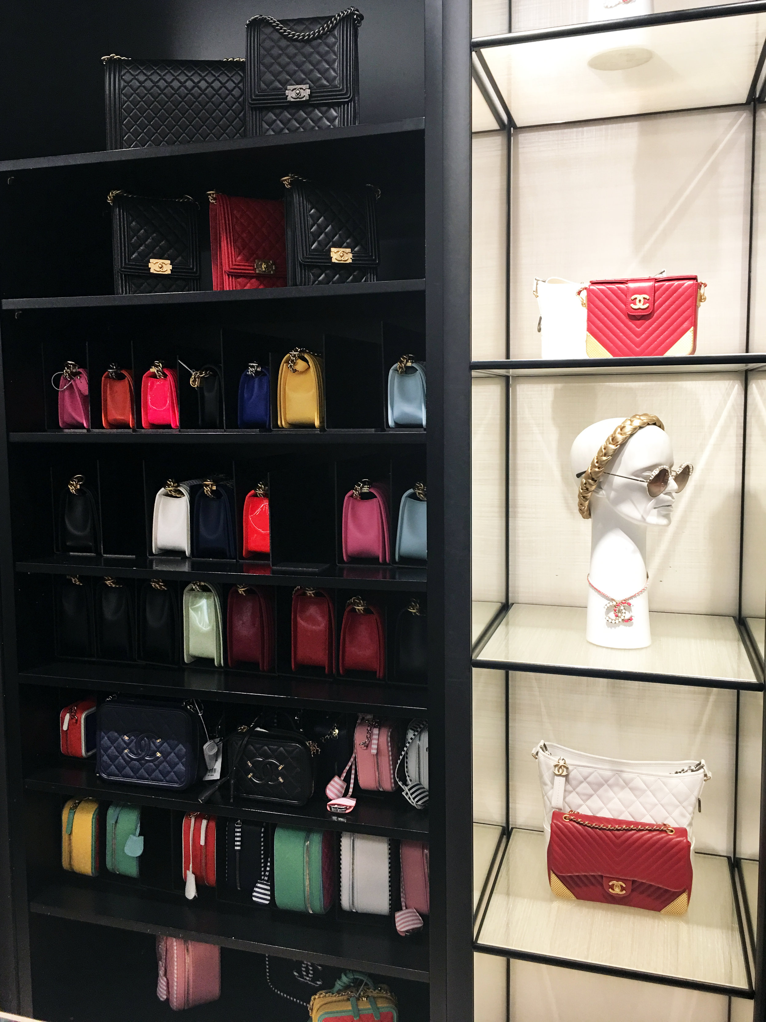 chanel bag store