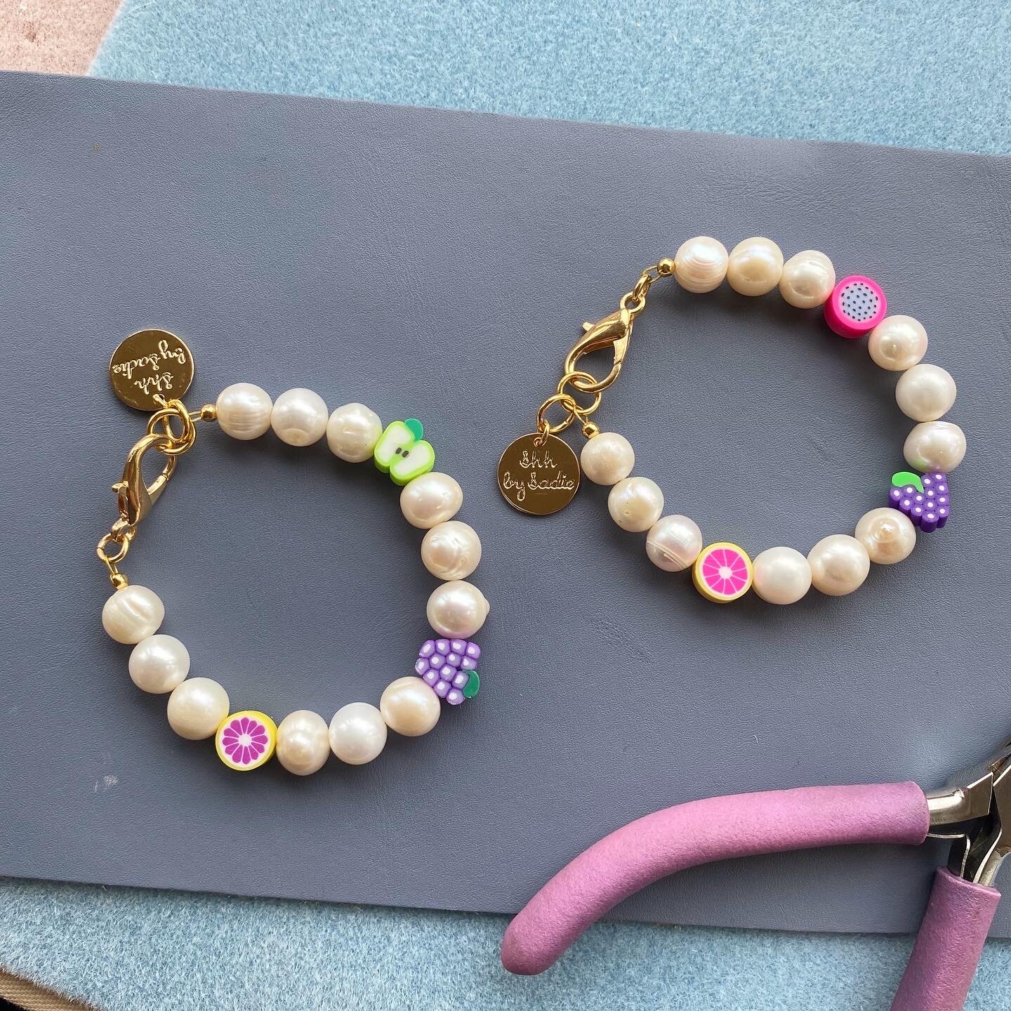 Pearl Fruit Bracelet - pick your own!