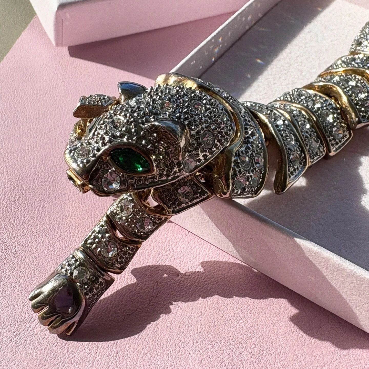 She&rsquo;s a SUPER sparkly statement piece and ready for new adventures - available online now 🐆🐆🐆🐆🐆