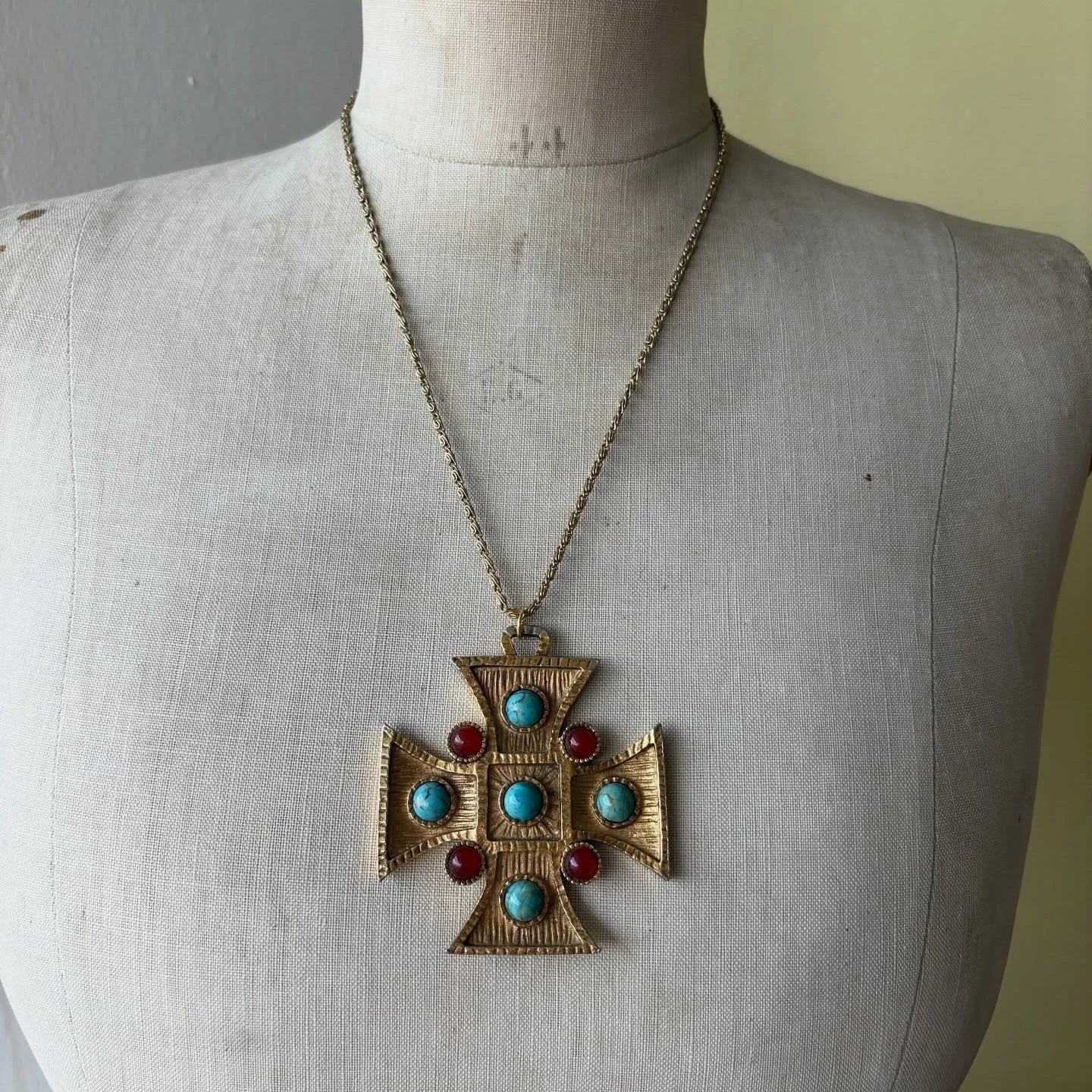Super statement vintage D&rsquo;Orlan Maltese cross heading to Etsy this week 🤩