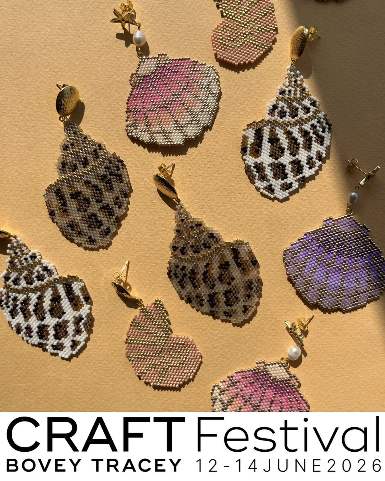 Day one of @craftfestival you can find me and my very colourful stand in Tent A, number 44 🐚🌸🪡 #boveytraceycraftfestival #craftfestivalboveytracey #welshdesigner #slowfashion