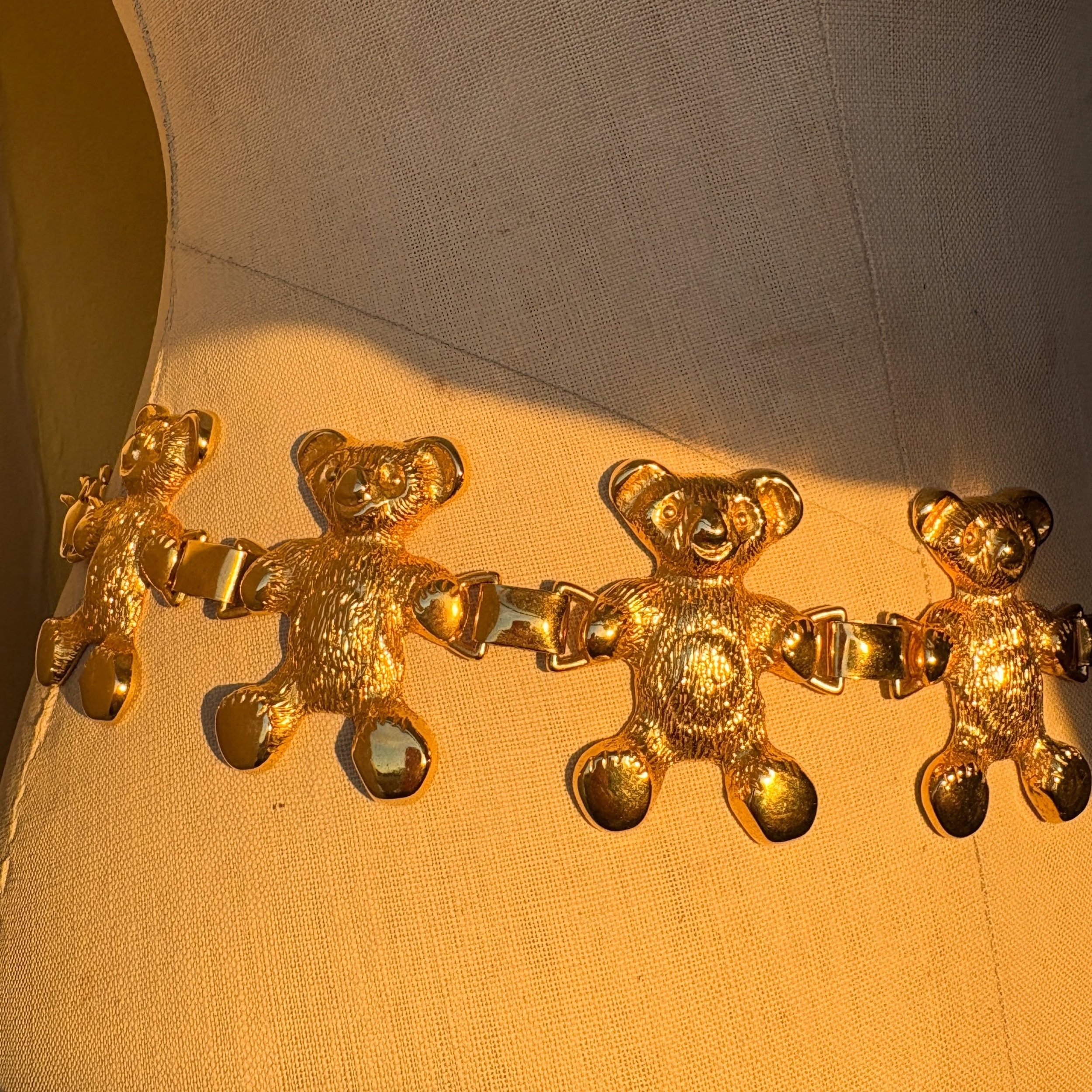 Sunbathing teddies 😍🧸 I found a second Escada teddy bear belt and when I came home from Jersey yesterday the sun was shining and the bears were sunbathing 😍🕶️🧸 These are no ordinary bears, these are super shiny Spanish designer bears and they&rs